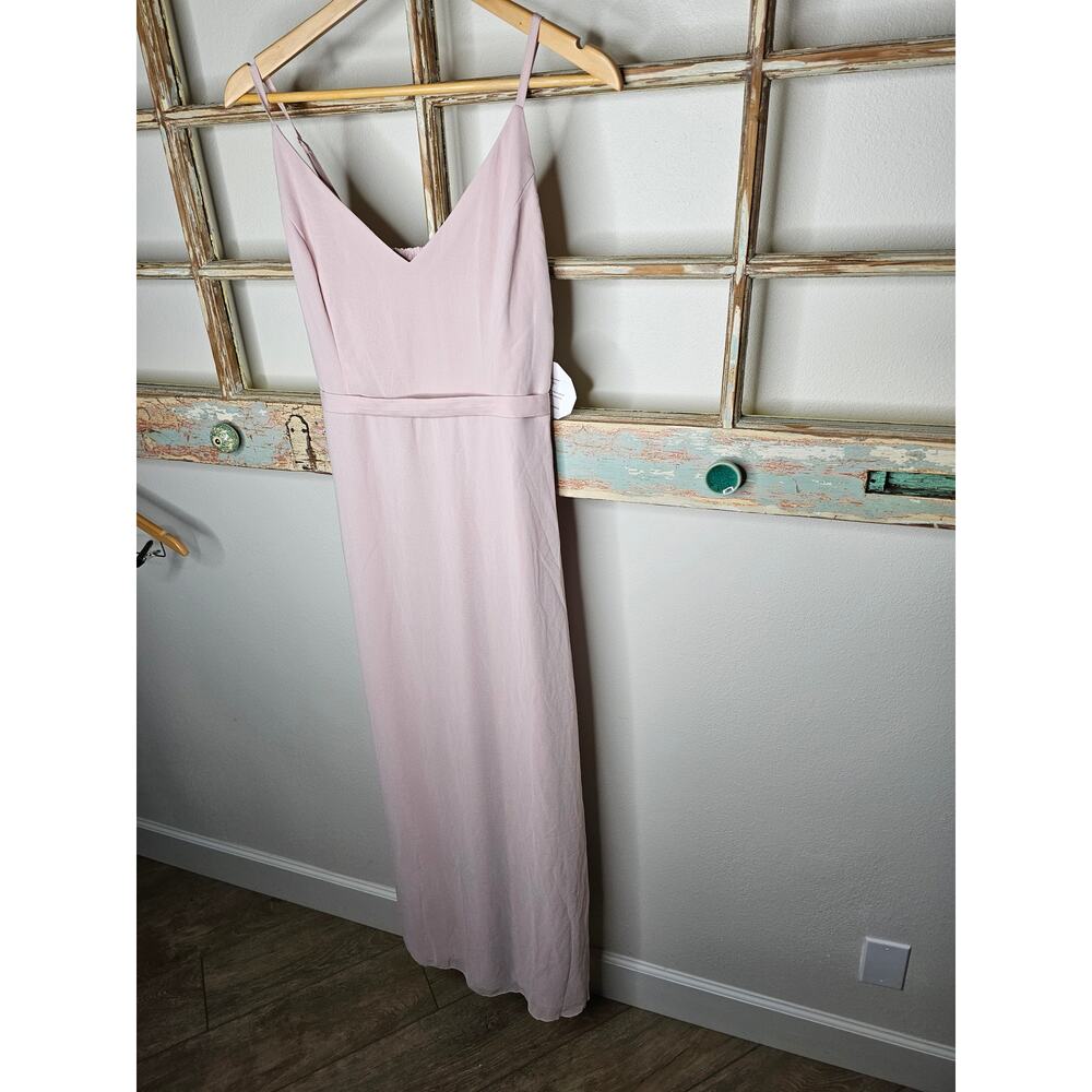NWT Little Mistress Blush Colored Bridesmaids Dress Size 10